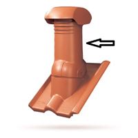Bramac PVC nástavec odvtrání DuroVent / ervenohndý