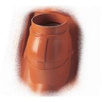 Bramac PVC nástavec odkouení turbokotle AK128 DuroVent / ervený