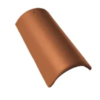 Střešní krytina Bramac hřebenáč s příchytkou / STAR kaštanově hnědá, betonový (výprodej)