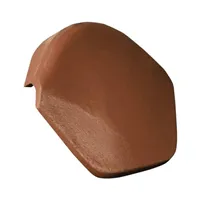 Střešní krytina Bramac uzávěra hřebene s příchytkou / STAR kaštanově hnědá, betonová (výprodej)