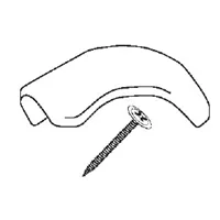 Střešní krytina Bramac rozdělovací hřebenáč s vrutem / Standard tmavohnědý, betonový (výprodej)