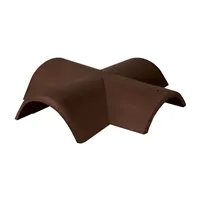 BRAMAC hřebenáč rozdělovací X s 2 příchytkami / Protector P5 tmavohnědý, betonový (výprodej)