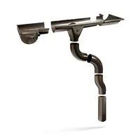 Bramac STABICOR M žlab podokapní 150 mm 6 m / hnědý, pozink  (výprodej)