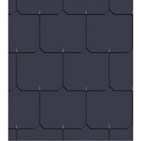 Střešní krytina Cedral hladký obdélník 30 x 60 cm zkosené rohy / modročerný, vláknocementový