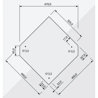 Střešní krytina Cedral hladká šablona 40 x 40 cm / hnědá, vláknocementová (výprodej)