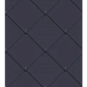 Střešní krytina Cedral hladká šablona 40 x 40 cm / hnědá, vláknocementová (výprodej)