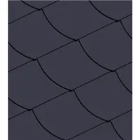 Střešní krytina Cedral hladký čtverec s obloukem 30 x 30 cm levý / modročerný, vláknocementový