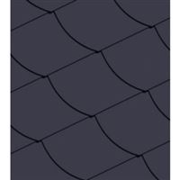 Střešní krytina Cedral structur čtverec s obloukem 30 x 30 cm levý / modročerný, vláknocementový
