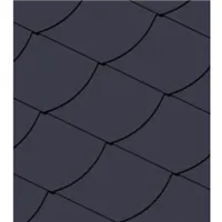 Střešní krytina Cedral structur čtverec s obloukem 30 x 30 cm pravý / modročerný, vláknocementový