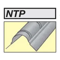 Lindab hřebenáč NTP CLASSIC 2 m / černá RAL 9005 (výprodej)