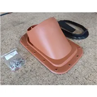 Lindab základna pro komínek UPP / cihlová RAL 8004 (výprodej)