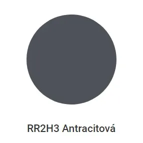 Střešní krytina Ruukki Finnera / Ruukki 40 antracitová RR2H3, plechová
