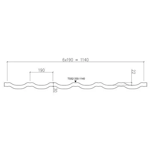 Střešní krytina Ruukki Finnera / Ruukki 40 hnědá RR32, plechová