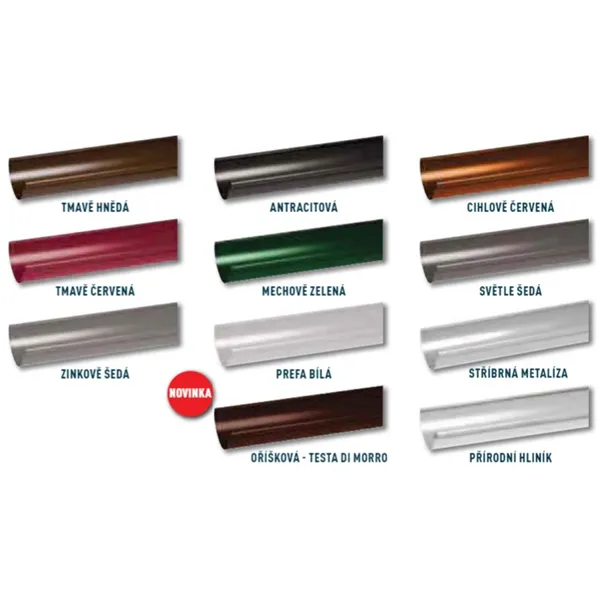 Prefa trhací nýt 4 x 9,5 mm / tmavě červená