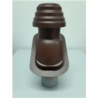 Comax odvětrávací komínek s trubicí 100/45° /   RAL8017 KLIK, FALC (výprodej)